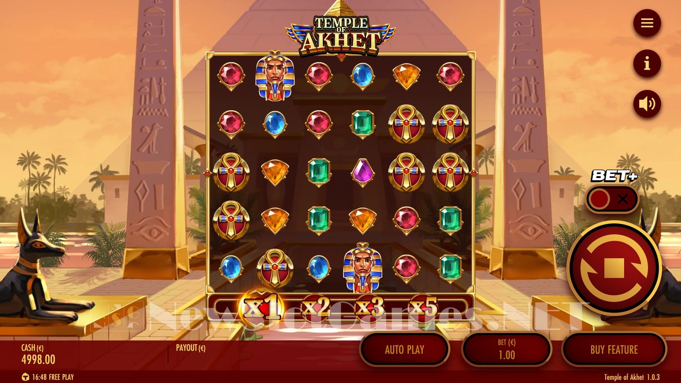 Temple of Akhet Slot Demo Image