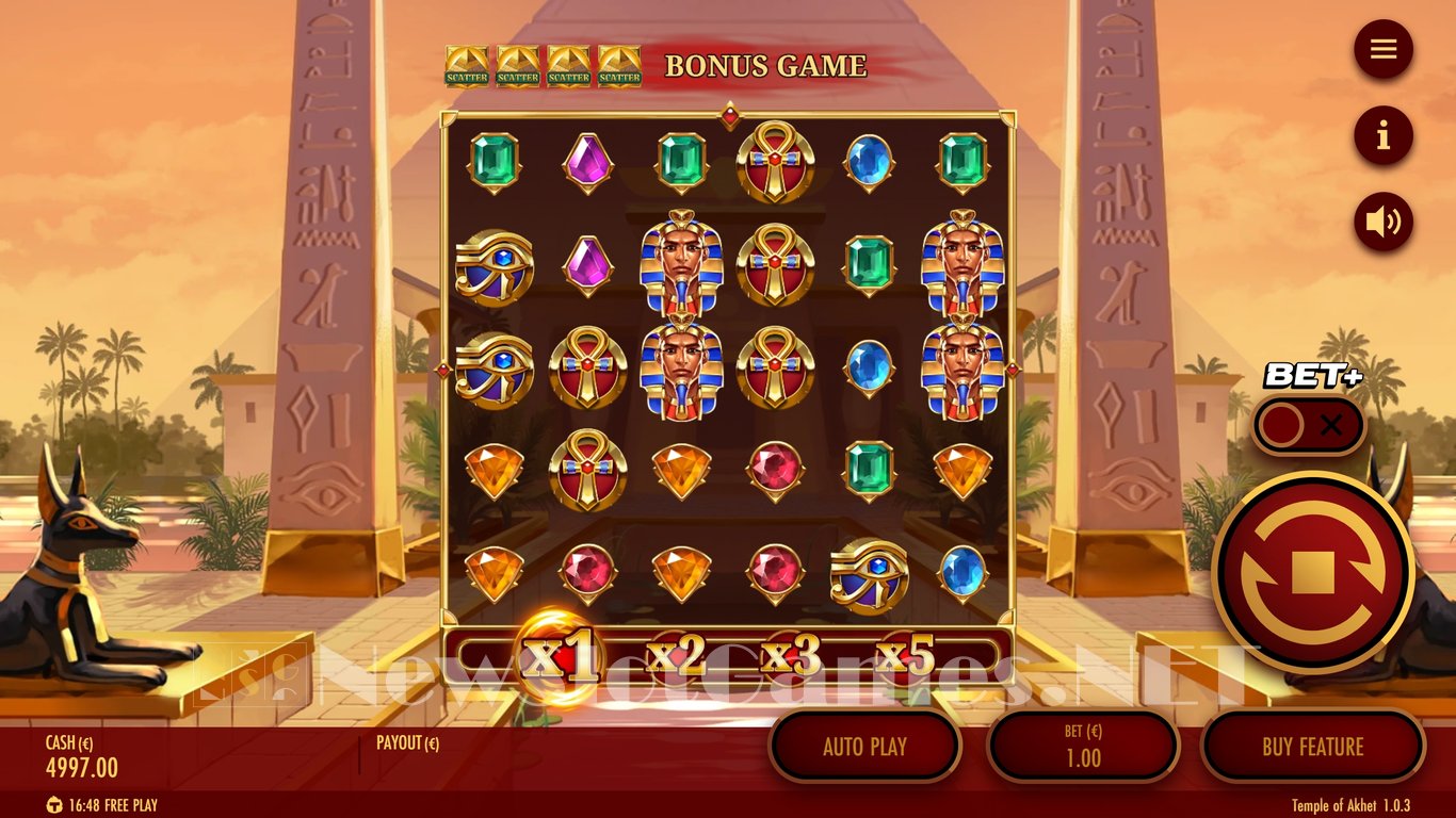 Temple of Akhet Slot Slot Image in Demo - pic. 3