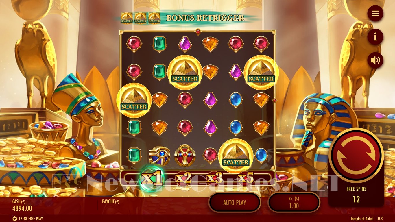 Temple of Akhet Slot Slot Image in Demo - pic. 5