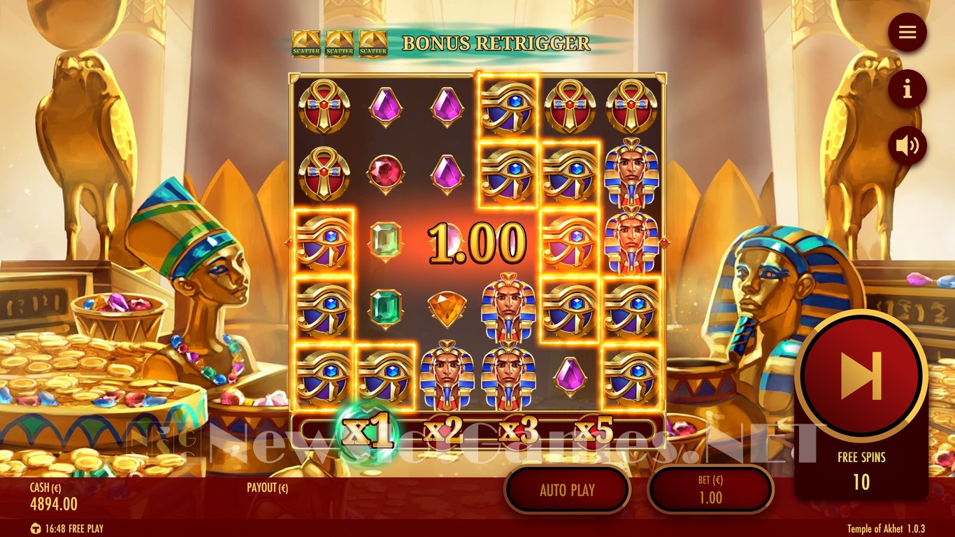 Temple of Akhet Slot Slot Image in Demo - pic. 6