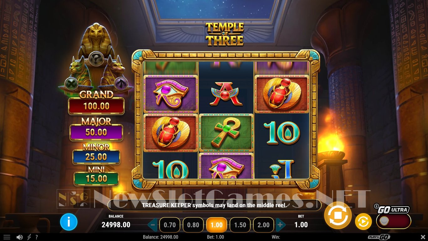 Temple of Three Slot Demo Image