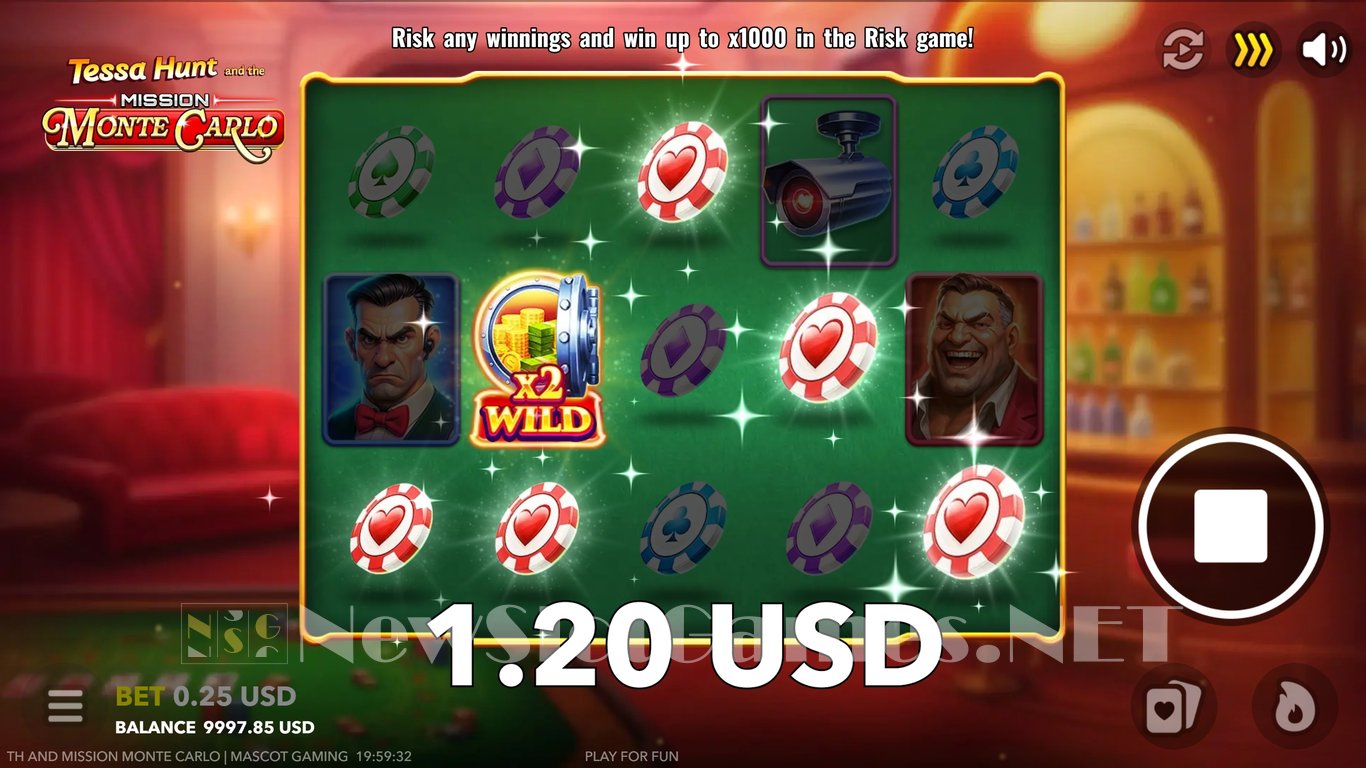 Tessa Hunt and the Mission Monte Carlo Slot Slot Image in Demo - pic. 4