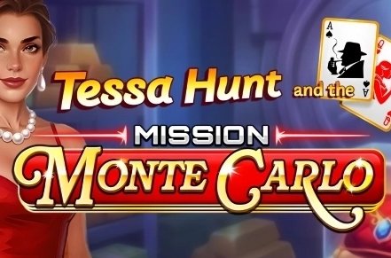 Tessa Hunt and the Mission Monte Carlo Slot Logo