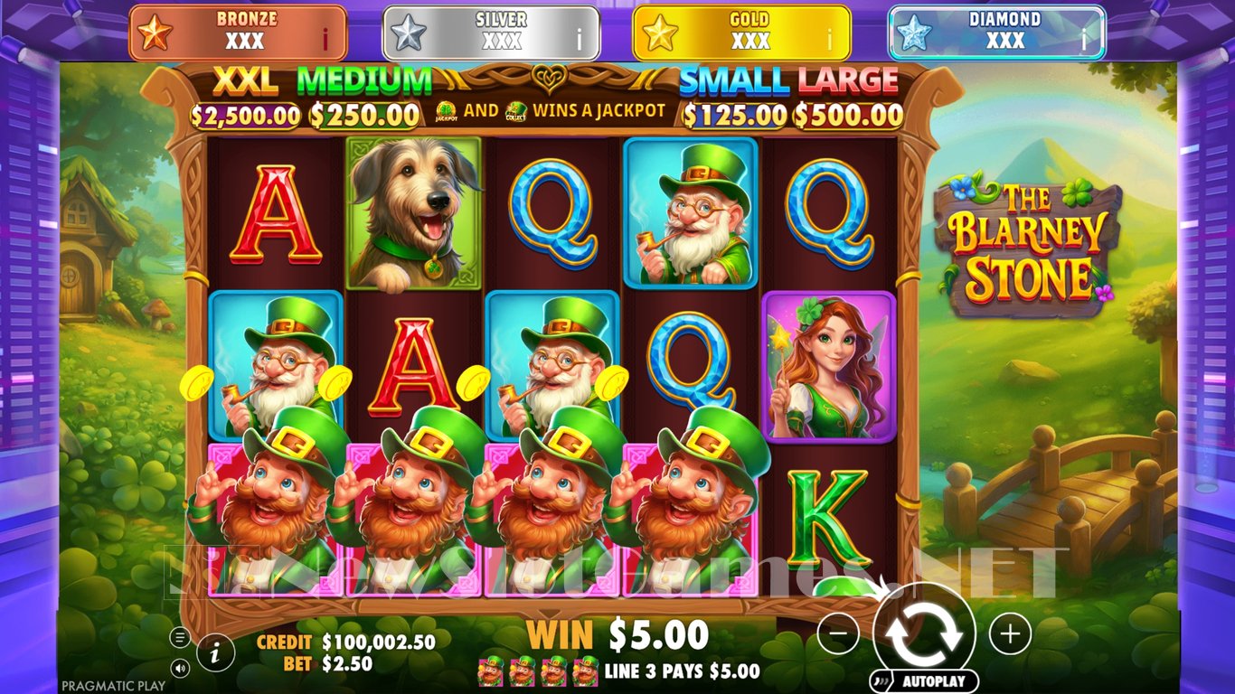 The Blarney Stone Jackpot Star Slot Demo Image