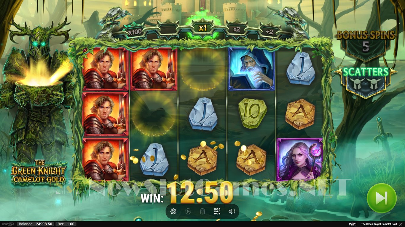 The Green Knight Camelot Gold Slot Slot Image in Demo - pic. 2