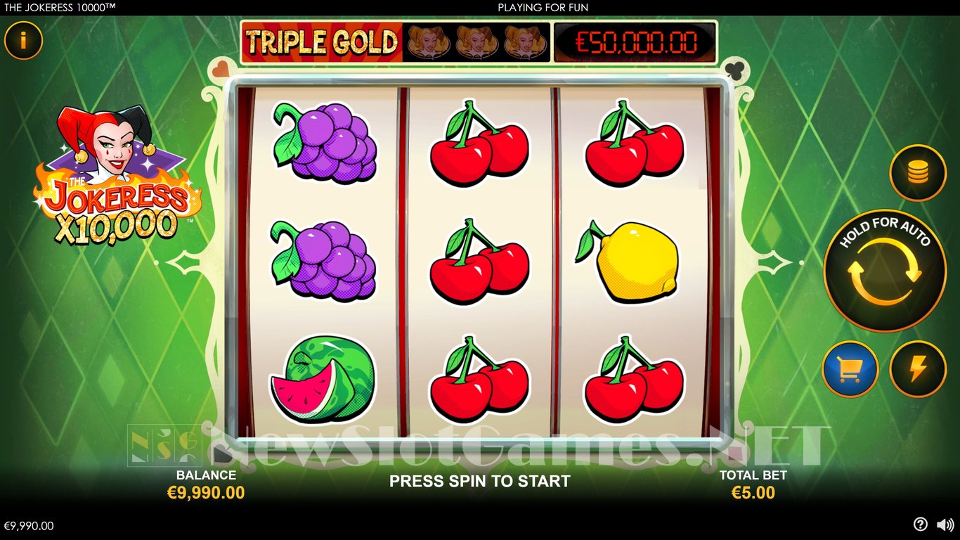The Jokeress 10000 Slot Demo Image