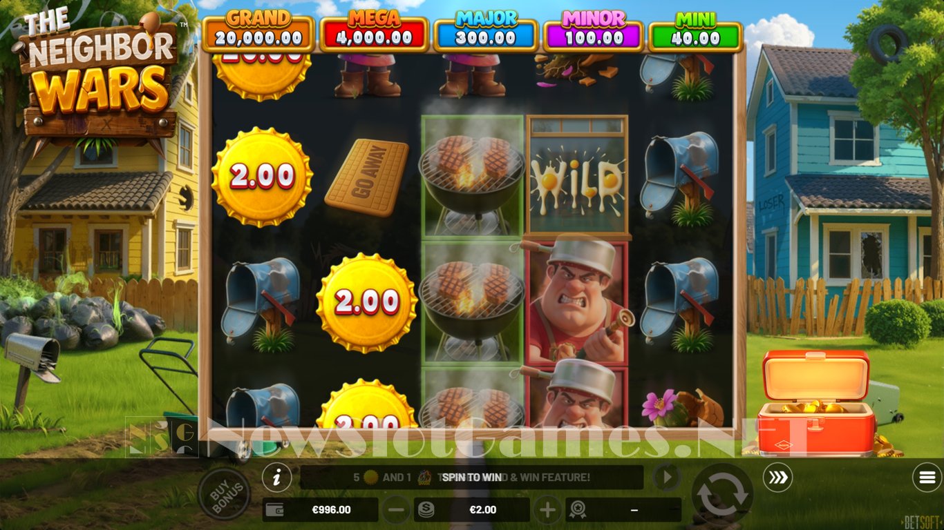 The Neighbor Wars Slot Demo Image