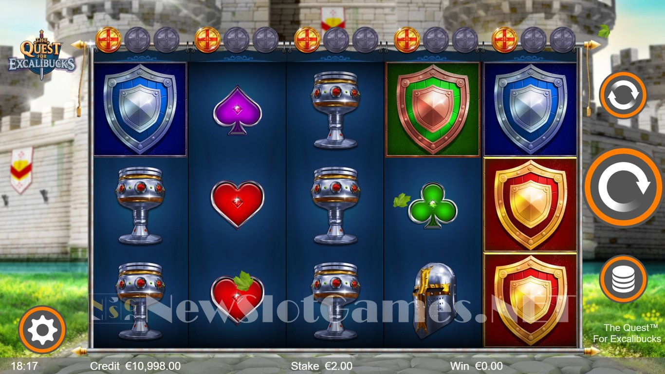 The Quest for Excalibucks Slot Demo Image