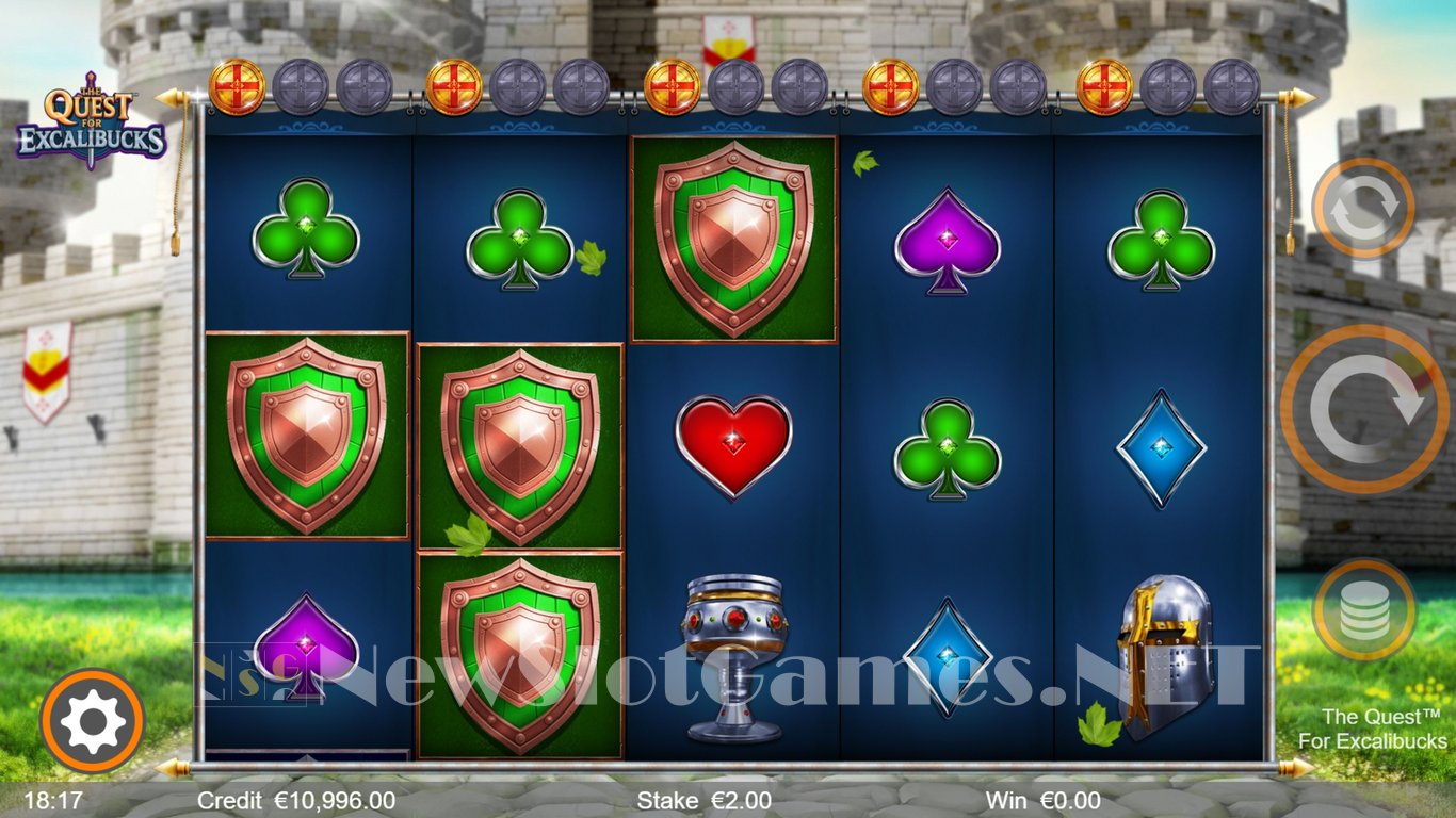 The Quest for Excalibucks Slot Slot Image in Demo - pic. 2