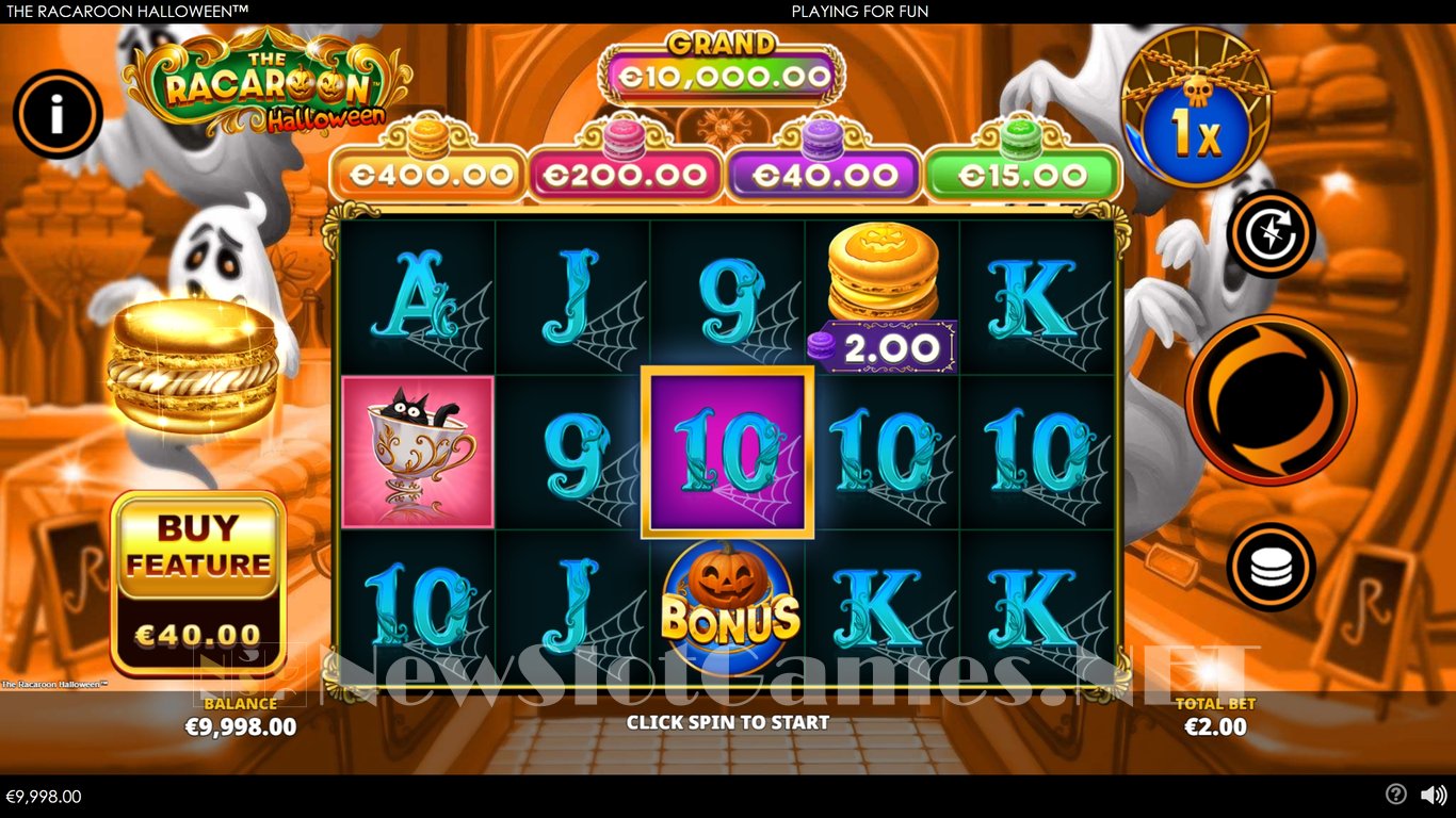 The Racaroon Halloween Slot Demo Image