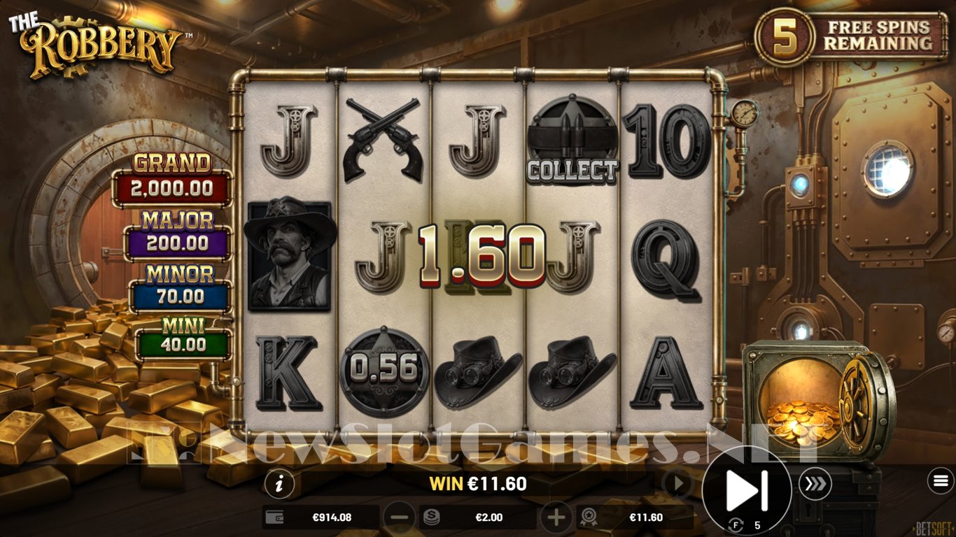 The Robbery Slot Slot Image in Demo - pic. 8