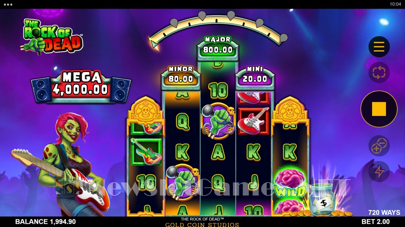 The Rock of Dead Slot Demo Image