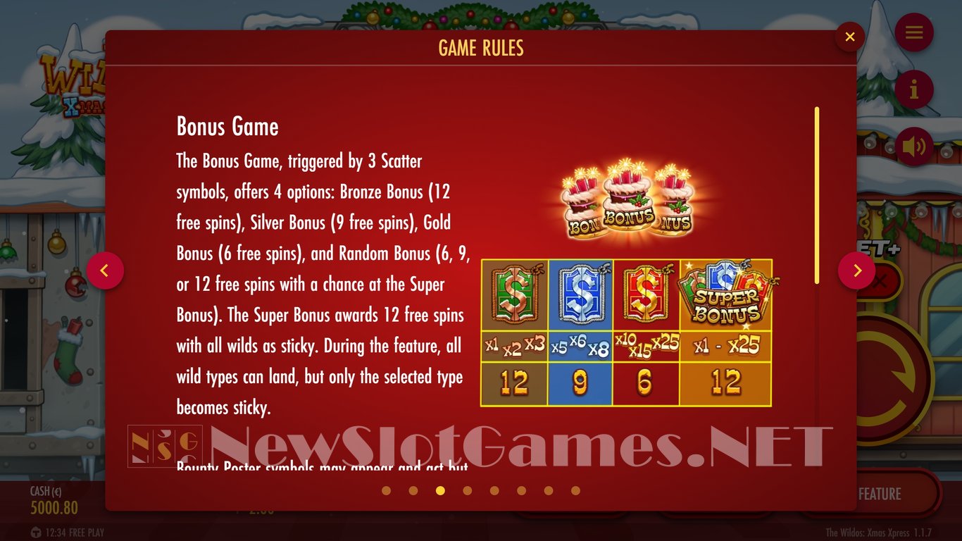 The Wildos Xmas Xpress Slot Slot Image in Demo - pic. 5