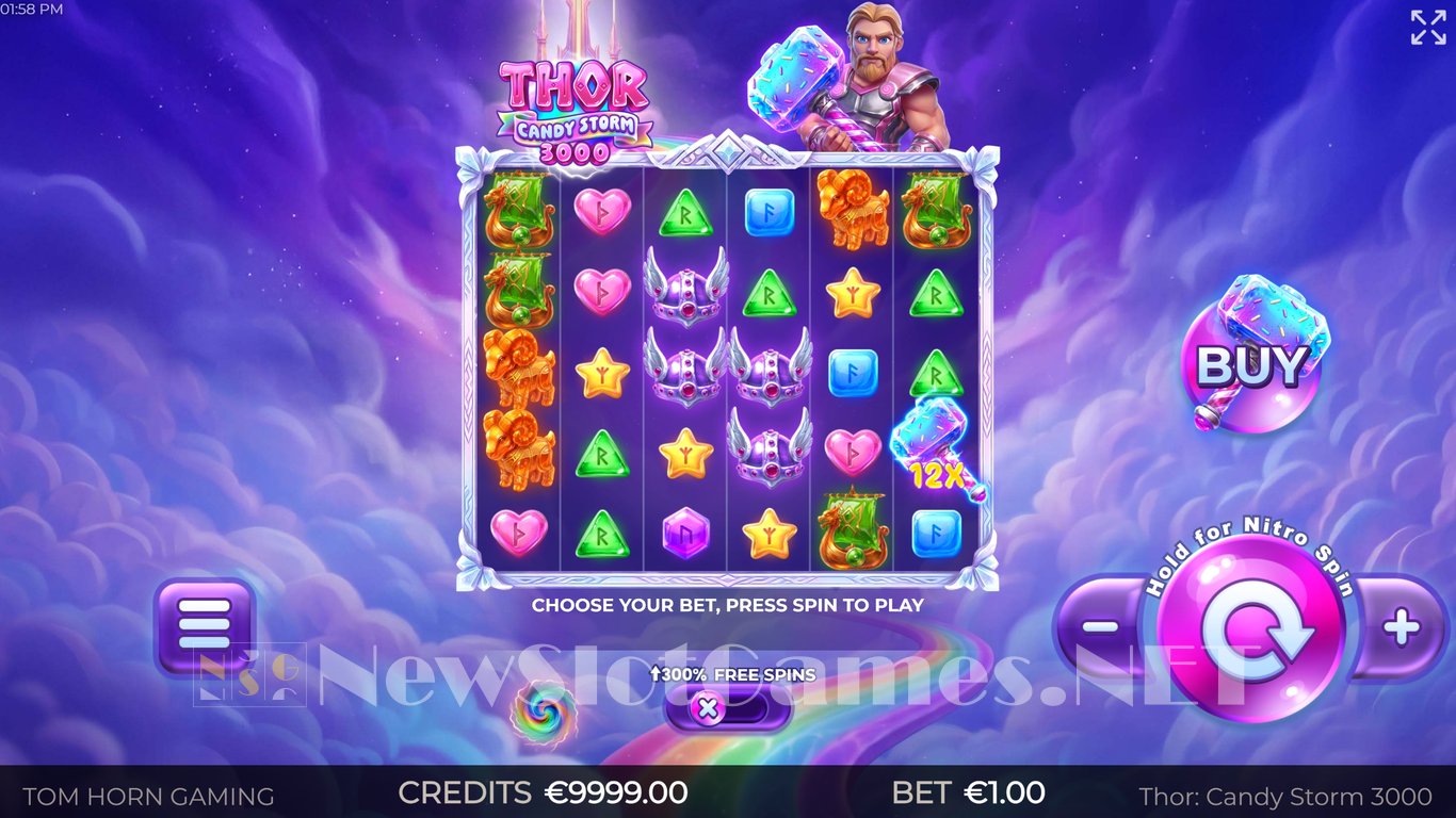 Thor Candy Storm 3000 Slot Demo Image