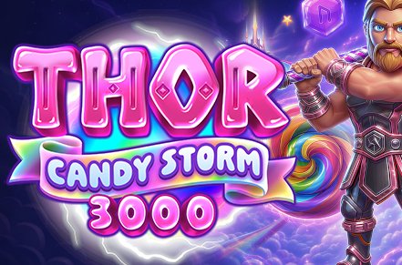 Thor Candy Storm 3000 Slot Logo