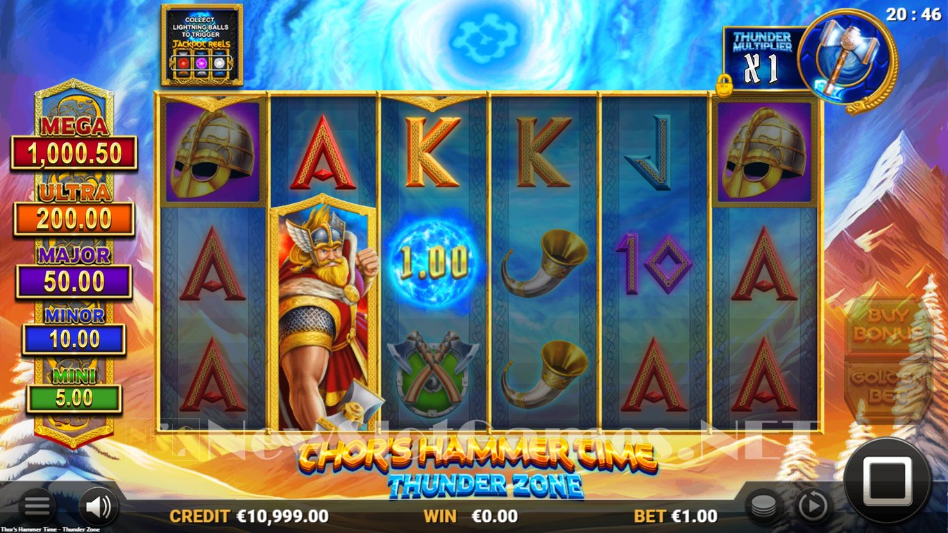 Thors Hammer Time 2 - Thunder Zone Slot Demo Image