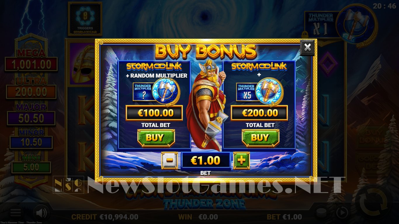 Thors Hammer Time 2 - Thunder Zone Slot Slot Image in Demo - pic. 5