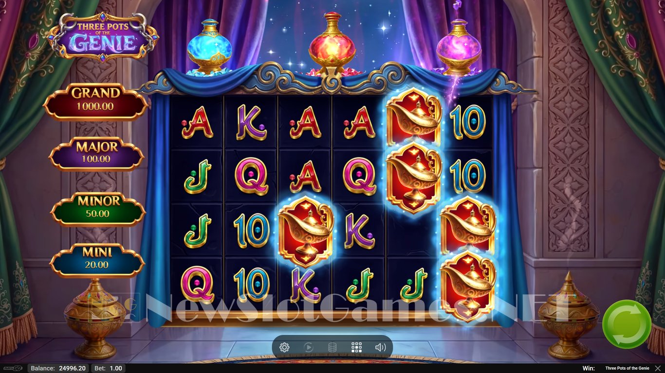 Three Pots of The Genie Slot Slot Image in Demo - pic. 4