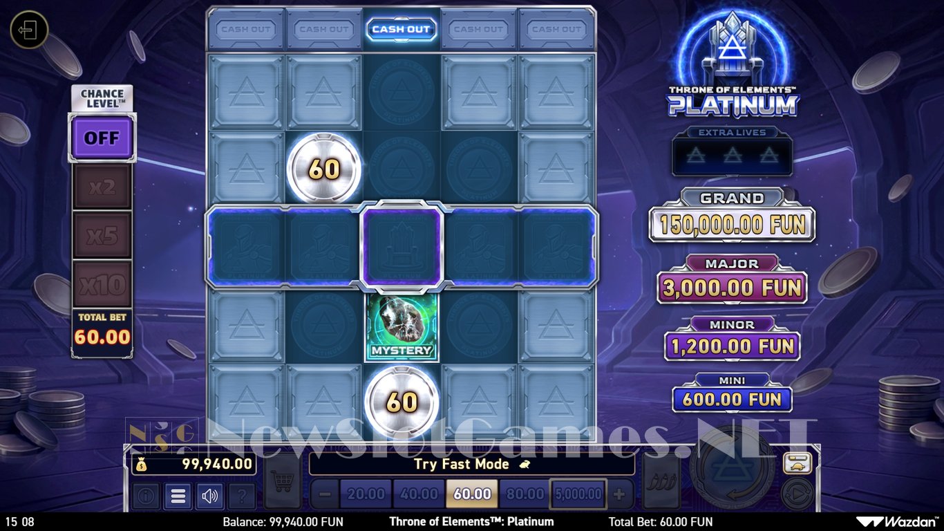 Throne of Elements Platinum Slot Demo Image