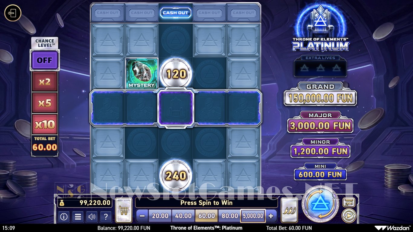 Throne of Elements Platinum Slot Slot Image in Demo - pic. 3
