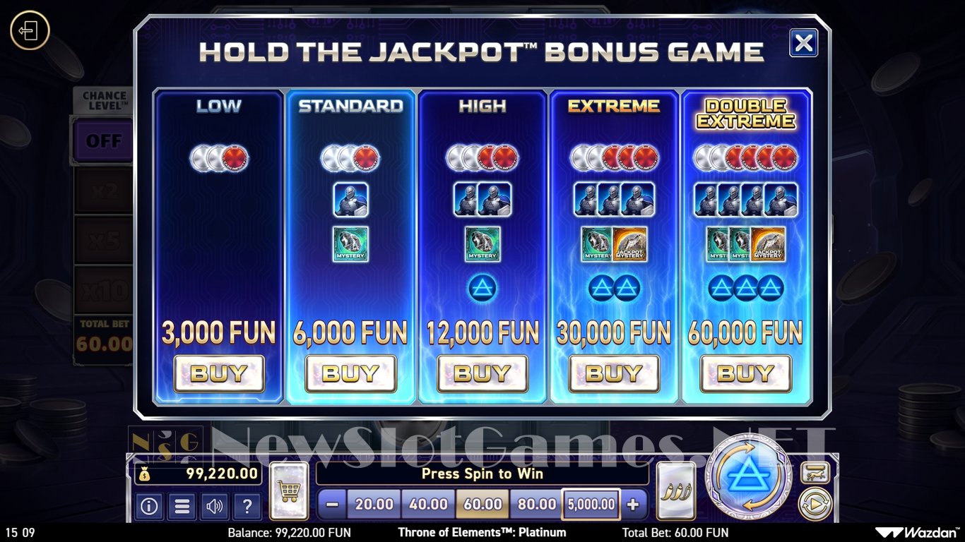 Throne of Elements Platinum Slot Slot Image in Demo - pic. 4