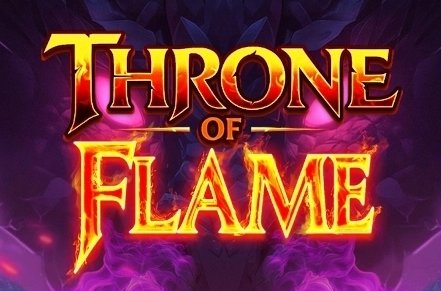 Throne of Flame Slot Logo
