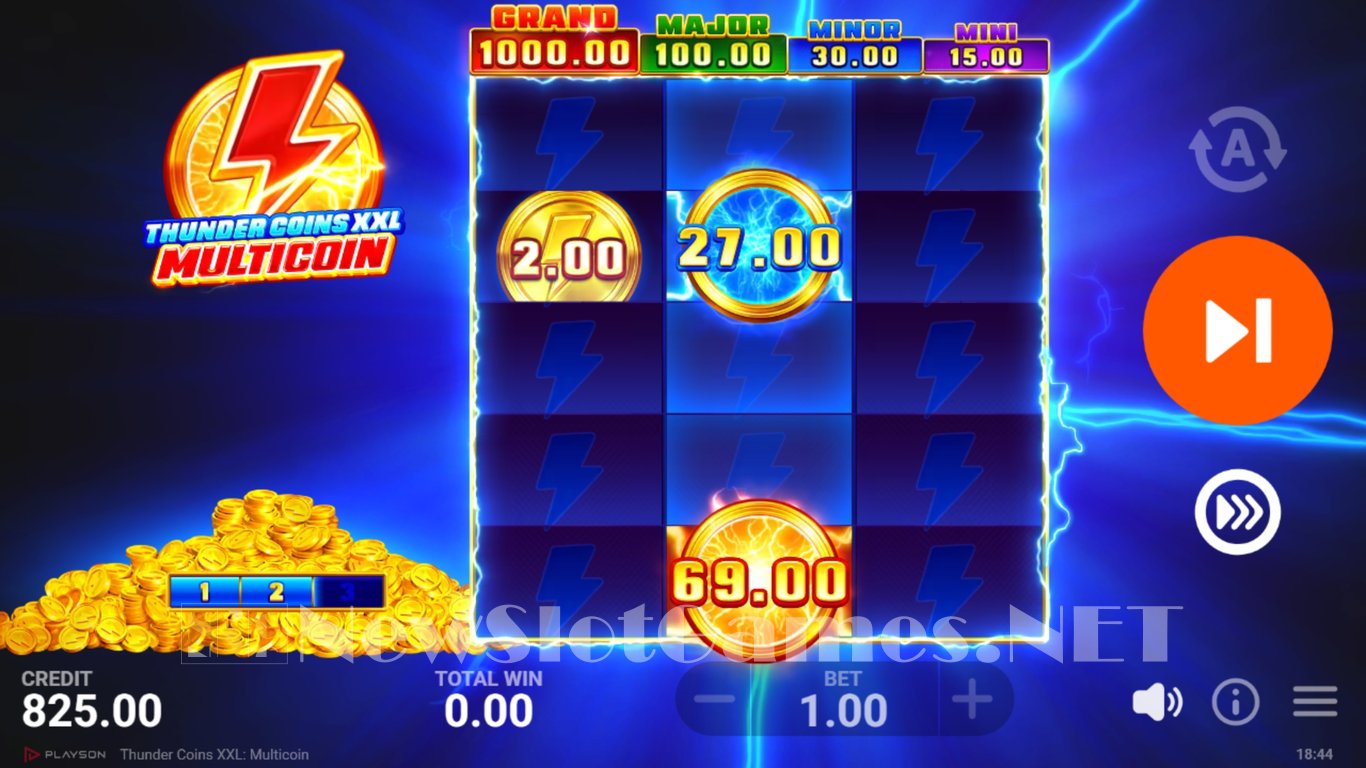 Thunder Coins XXL Multicoin Slot Slot Image in Demo - pic. 8