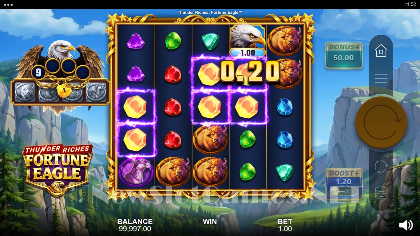 Thunder Riches Fortune Eagle Slot Demo Image