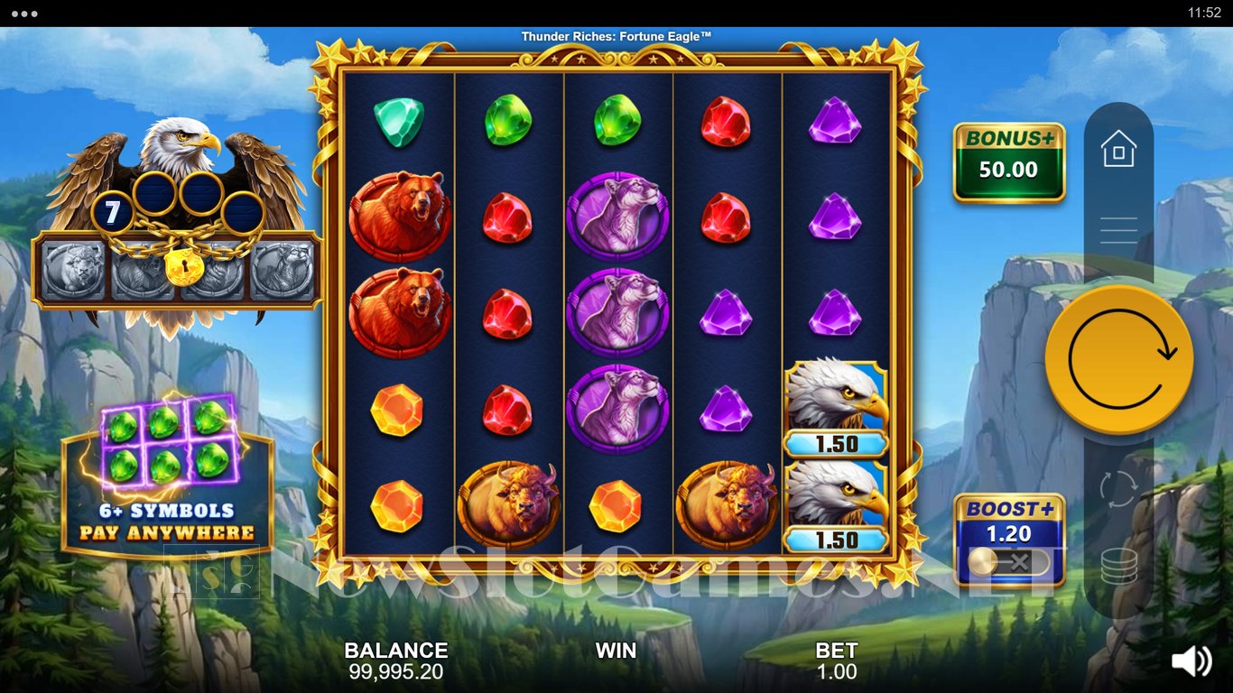 Thunder Riches Fortune Eagle Slot Slot Image in Demo - pic. 2