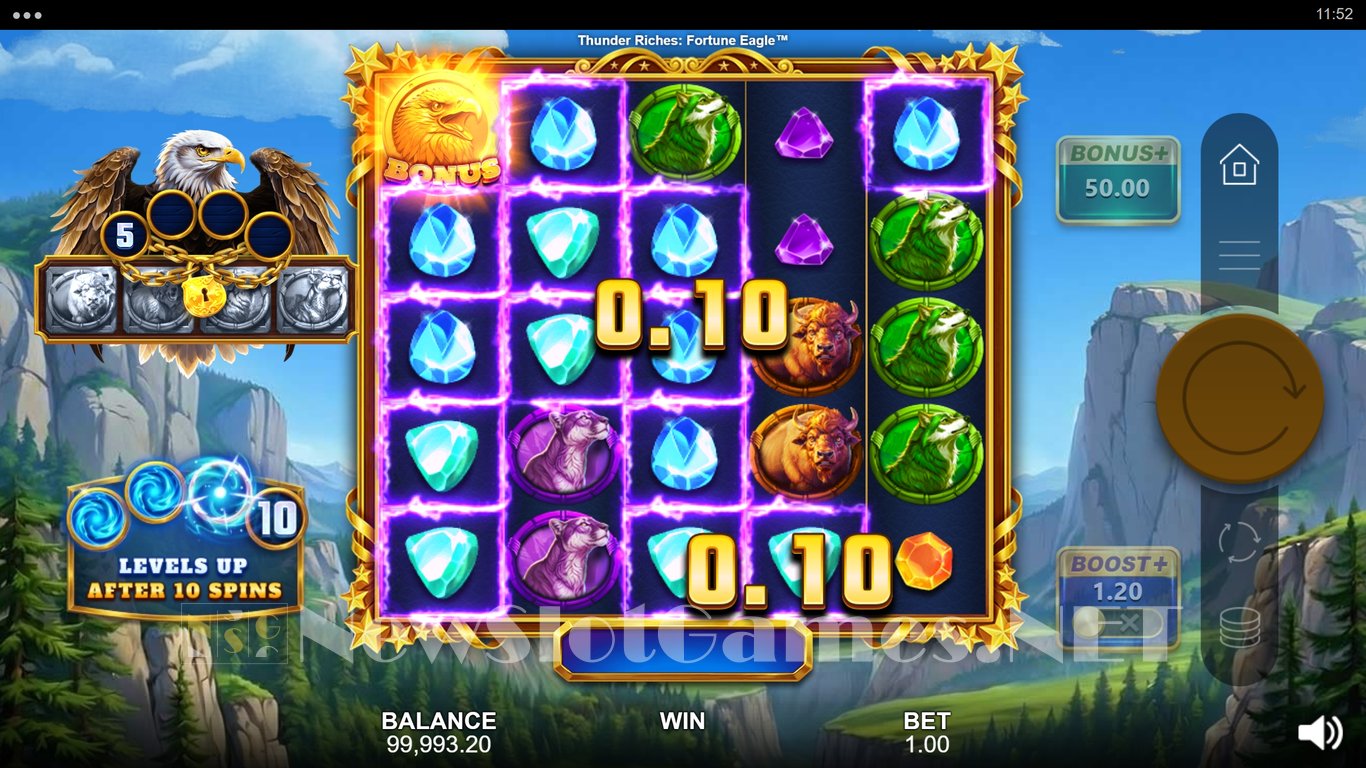 Thunder Riches Fortune Eagle Slot Slot Image in Demo - pic. 3