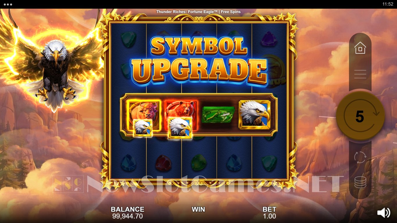 Thunder Riches Fortune Eagle Slot Slot Image in Demo - pic. 5