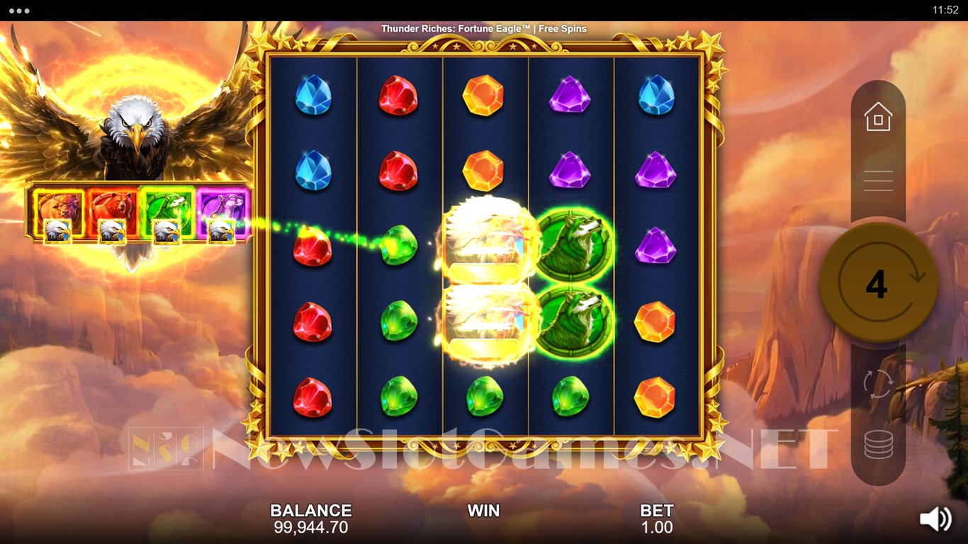 Thunder Riches Fortune Eagle Slot Slot Image in Demo - pic. 6