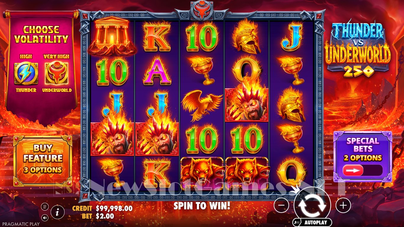 Thunder vs Underworld 250 Slot Demo Image