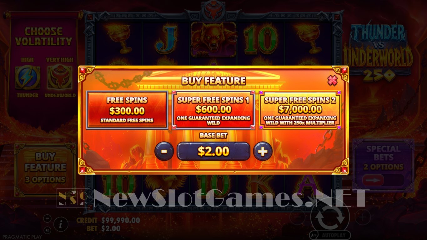 Thunder vs Underworld 250 Slot Slot Image in Demo - pic. 4