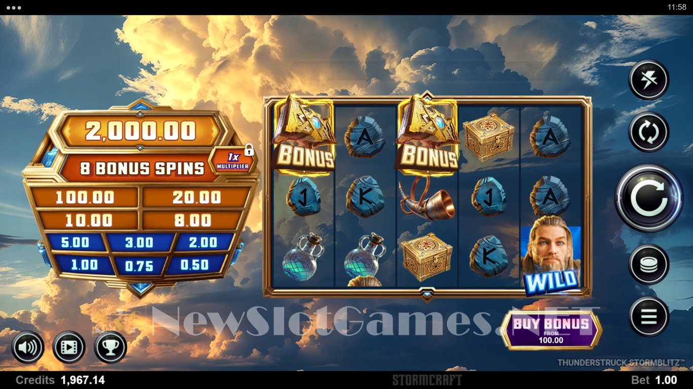 Thunderstruck Stormblitz Slot Slot Image in Demo - pic. 3
