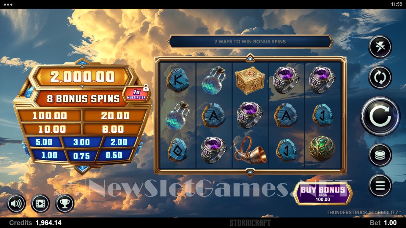 Thunderstruck Stormblitz Slot Slot Image in Demo - pic. 4