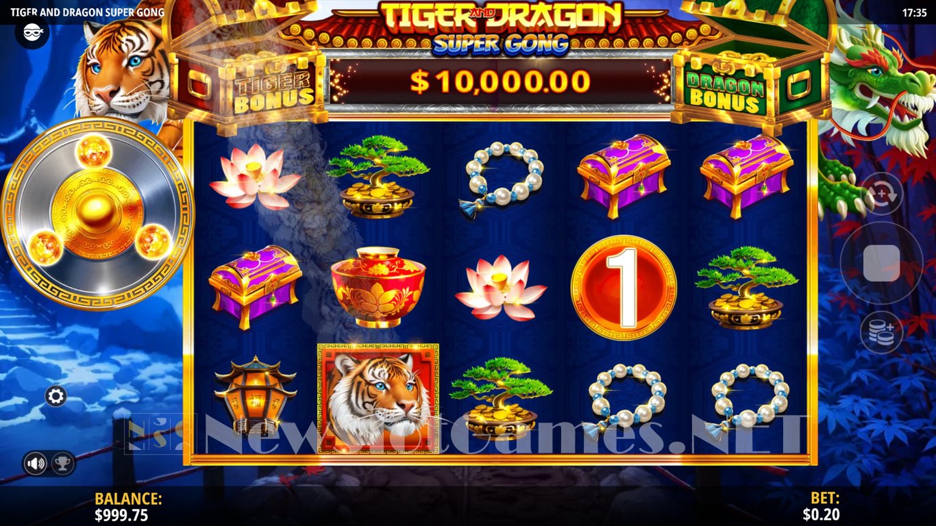 Tiger and Dragon Super Gong Slot Slot Image in Demo - pic. 3