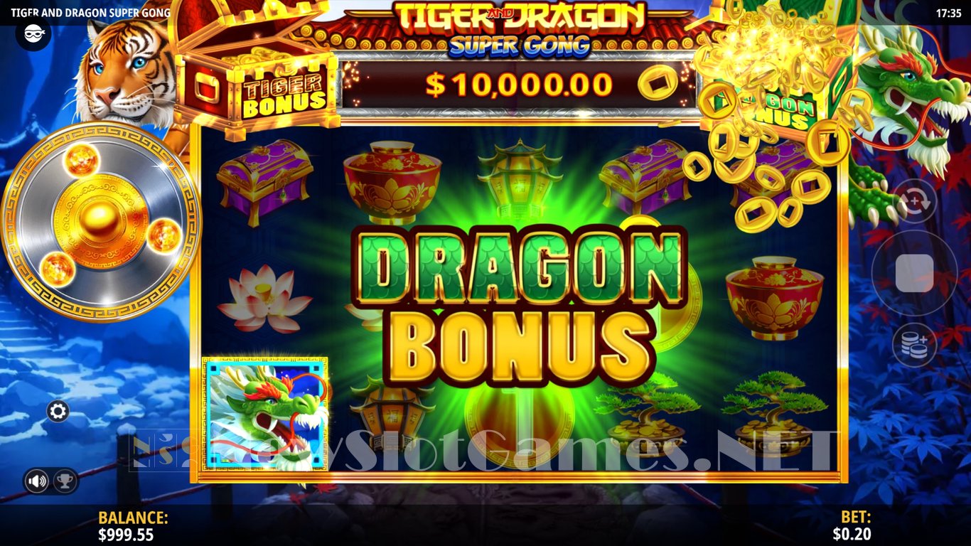 Tiger and Dragon Super Gong Slot Slot Image in Demo - pic. 4
