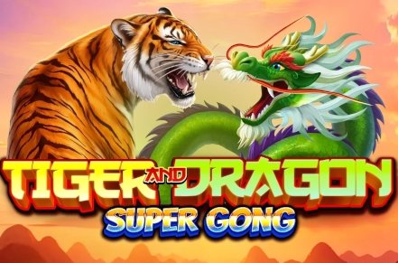 Tiger and Dragon Super Gong Slot Logo