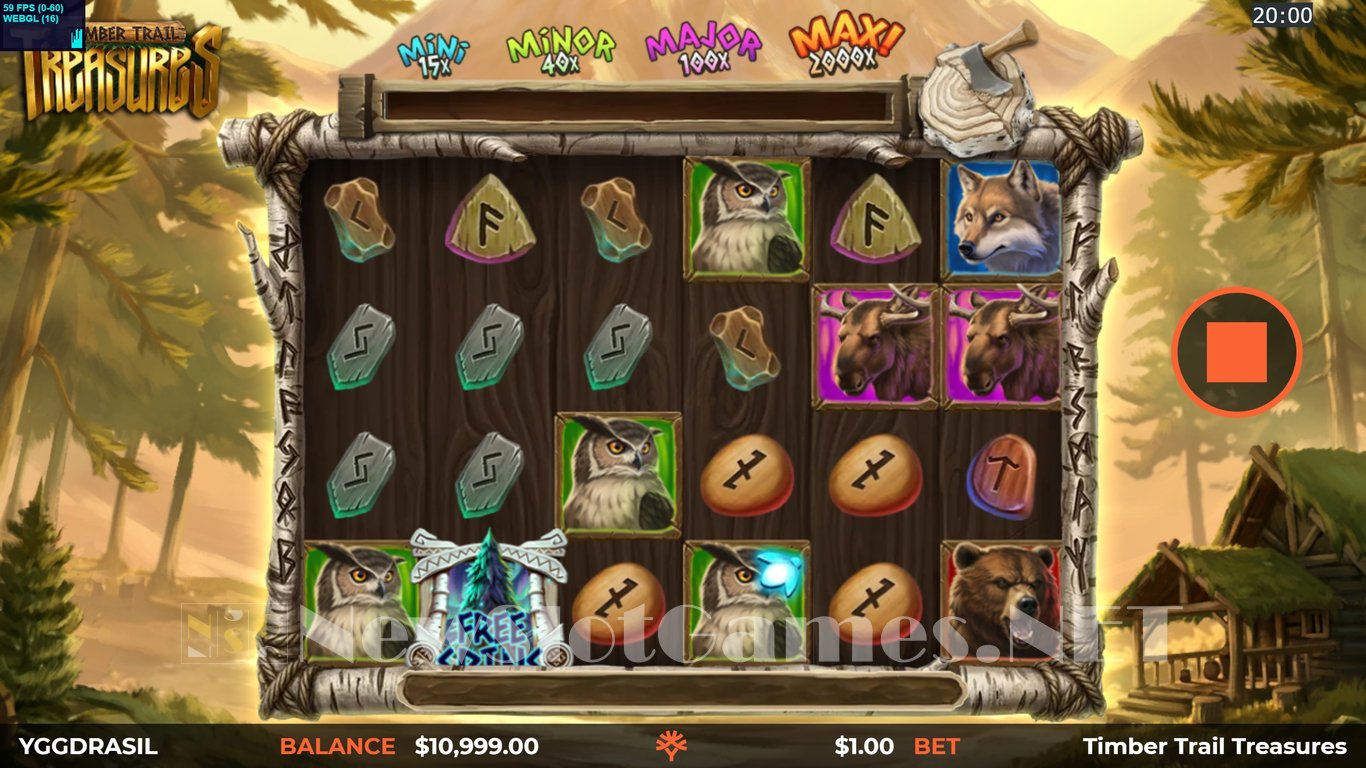 Timber Trail Treasures Slot Demo Image