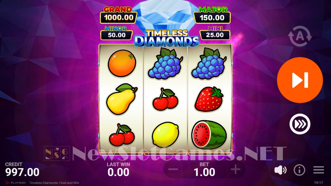Timeless Diamonds Slot Demo Image