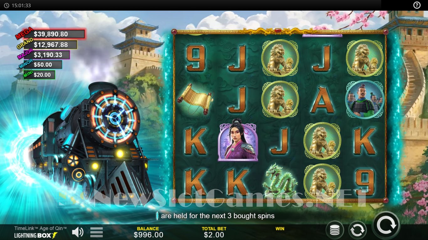 Timelink Age of Qin Slot Demo Image