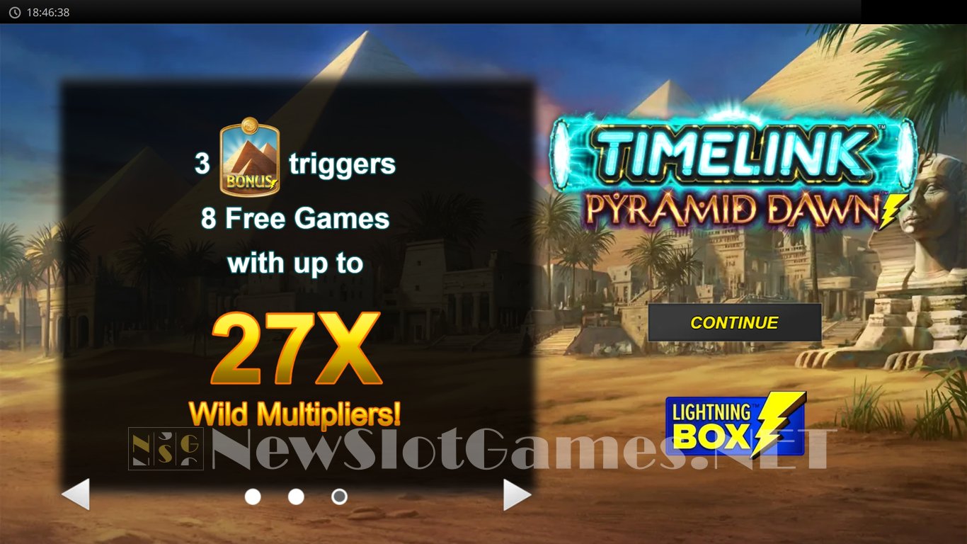 Timelink Pyramid Dawn Slot Demo Image
