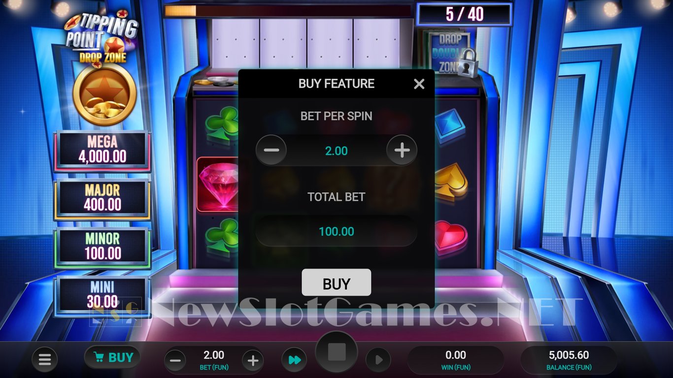 Tipping Point Drop Zone Slot Slot Image in Demo - pic. 5