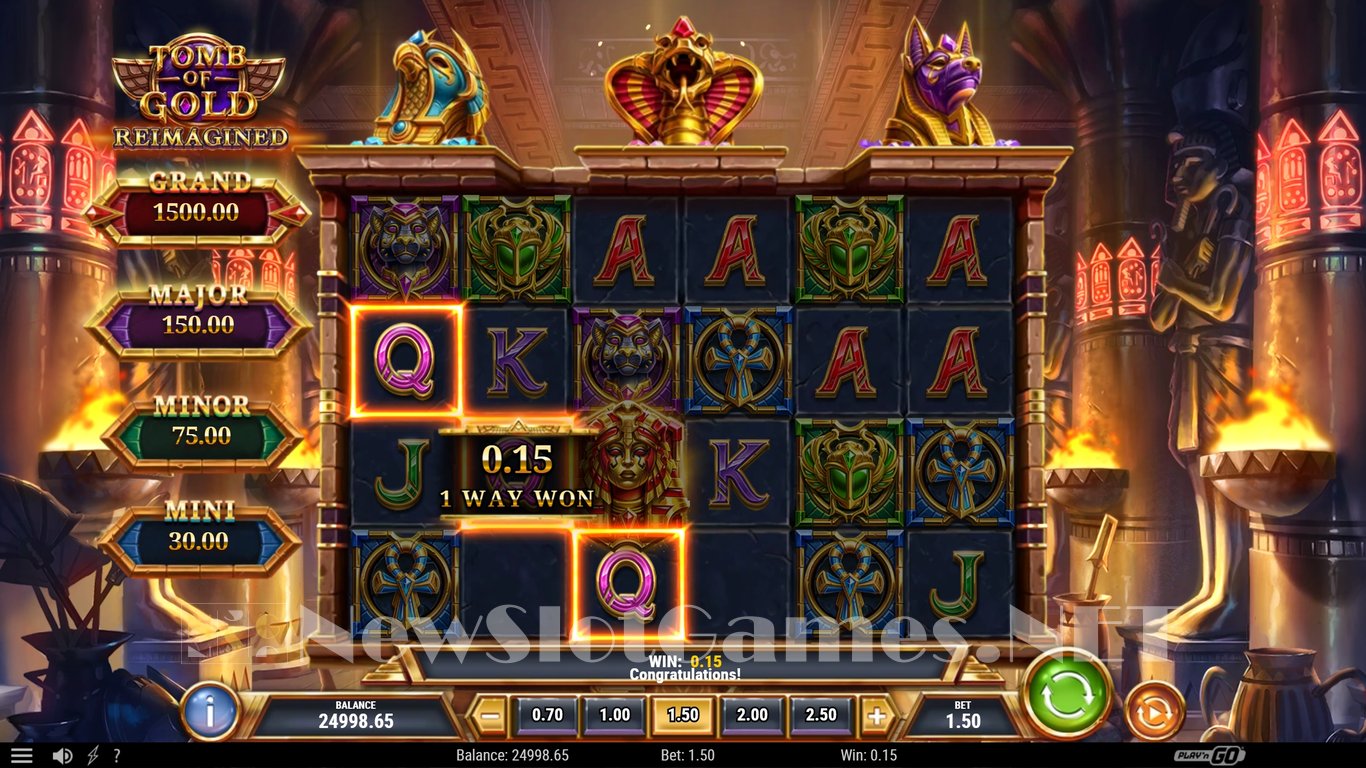 Tomb of Gold Reimagined Slot Demo Image