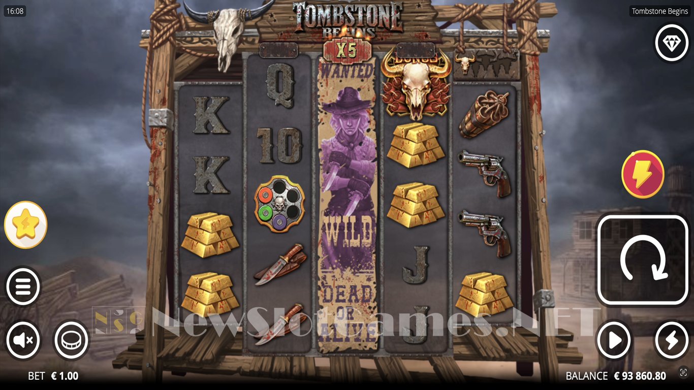 Tombstone Begins Slot Slot Image in Demo - pic. 10