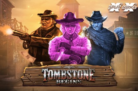 Tombstone Begins Slot Logo