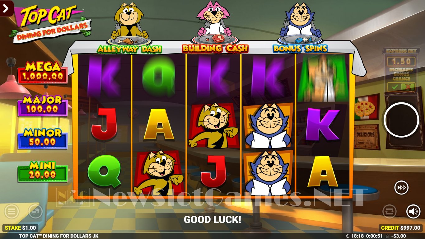 Top Cat Dining For Dollars Slot Slot Image in Demo - pic. 2