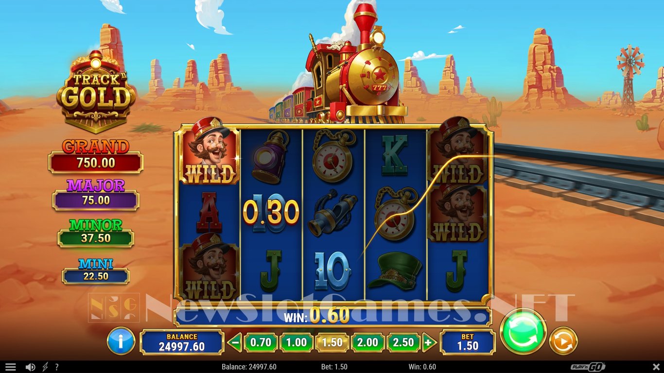 Track n Gold Slot Slot Image in Demo - pic. 2