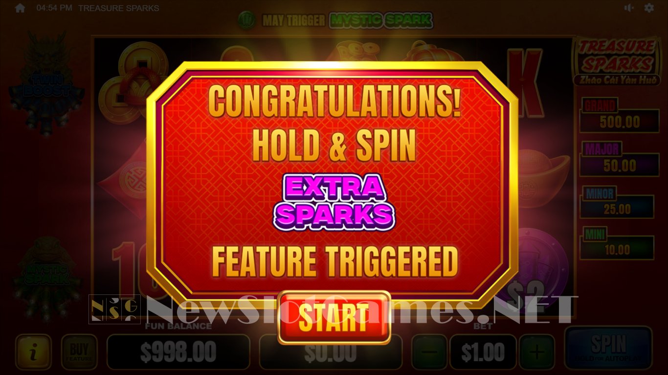 Treasure Sparks Slot Slot Image in Demo - pic. 2